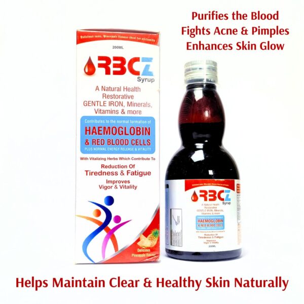 RBCZ Syrup: Ayurvedic Blood Purifier & Multivitamin-Multimineral Syrup