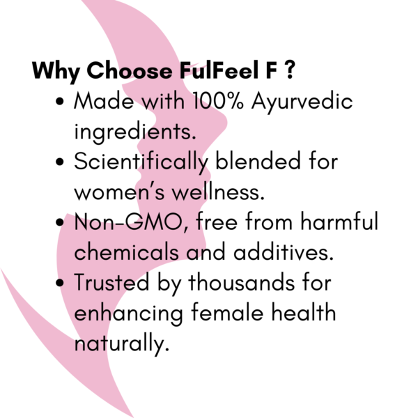 FulFeel F Capsules – Ayurvedic Women’s Wellness Capsules - Image 4