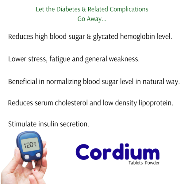 Cordium Golden Tablets and Powder Advanced Ayurvedic Wellness Formula 