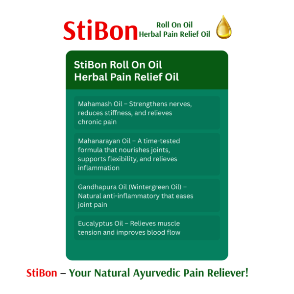 Stibon Ayurvedic Pain Relief Oil