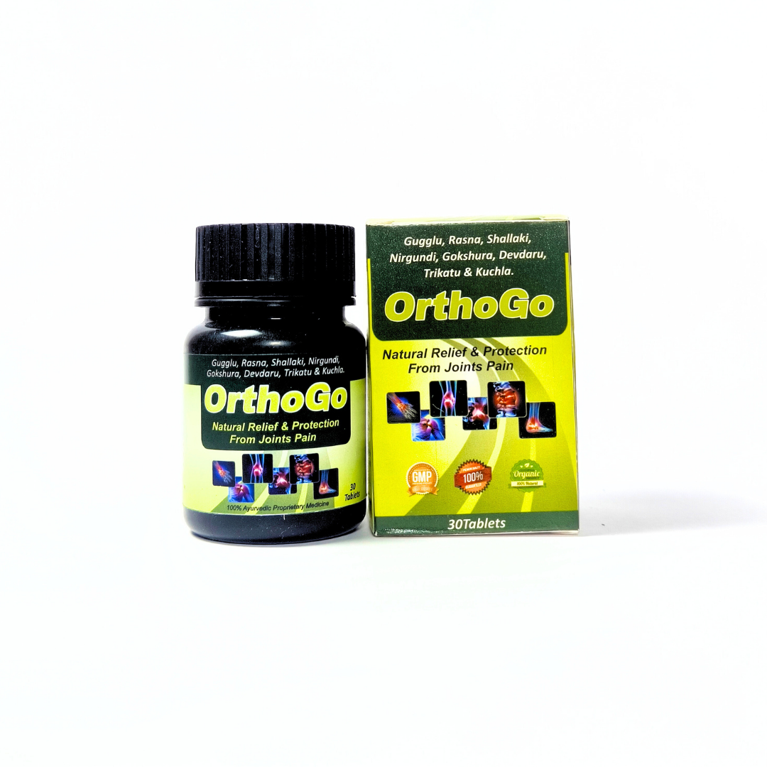 Orthogo joint care tablets 30 ayurvedic support for joint pain relief and mobility