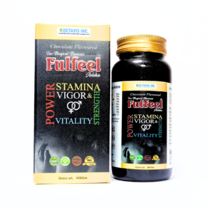Fulfeel chocolate malt 400g health drink with shilajit ashwagandha and musli for strength and stamina